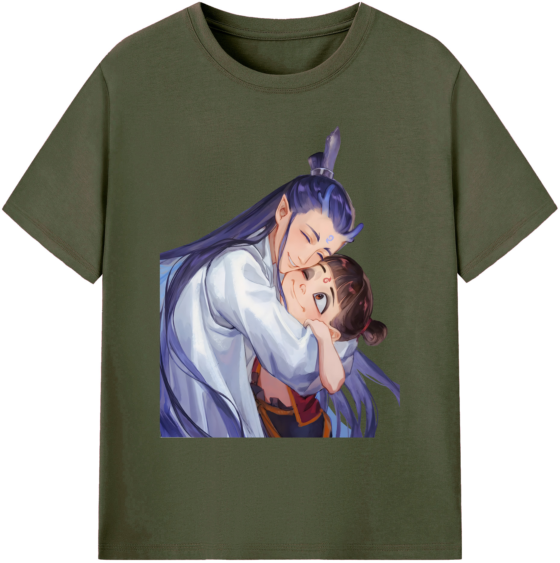 （画像用） Ne Zha 2 ナタ 魔童の大暴れ 綿100％ メンズ半袖Tシャツ｜肌触りやわらか＆通気性